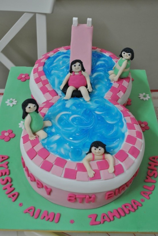 Pool Party Birthday Cakes Ideas
 Swimming Pool Cake Ideas Home Decorating Ideas