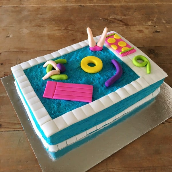 Pool Party Birthday Cakes Ideas
 Pool Party Cake Kit Birthday Cake Kit Swimming Pool Cake