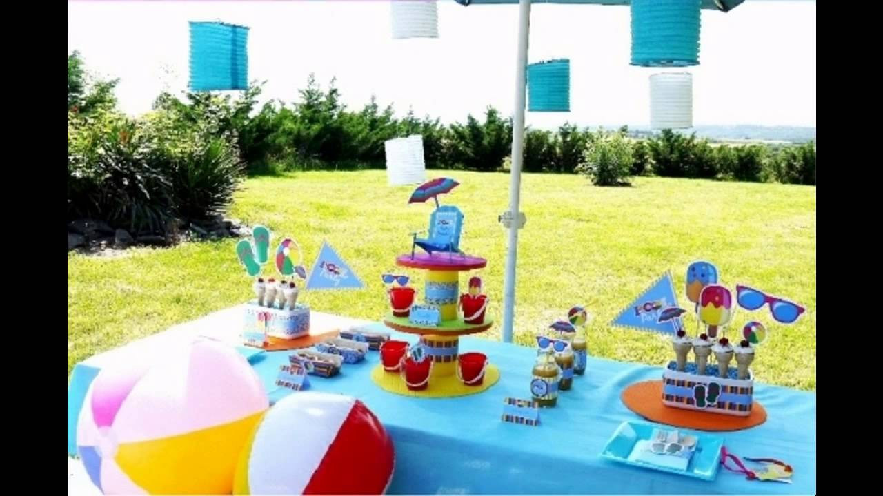 Pool Party Decoration Ideas
 Pool party decorations for kids