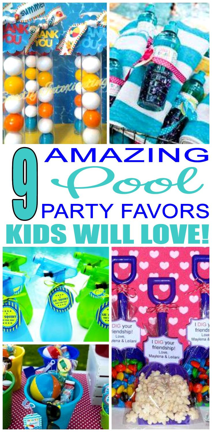 Pool Party Favors Ideas For Kids
 Pool Party Favor Ideas