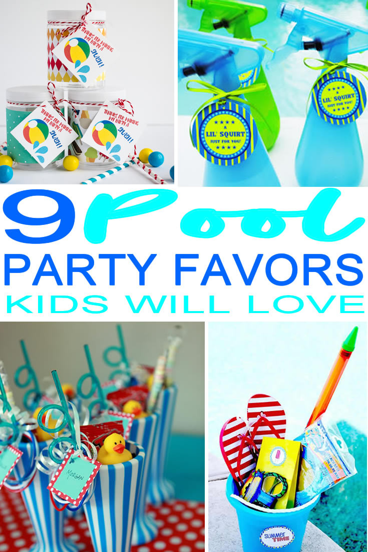 Pool Party Favors Ideas For Kids
 9 pletely Awesome Pool Party Favor Ideas