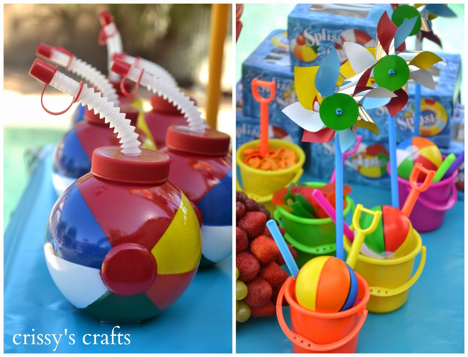 Pool Party Favors Ideas For Kids
 Crissy s Crafts Pool Party Summer 2014