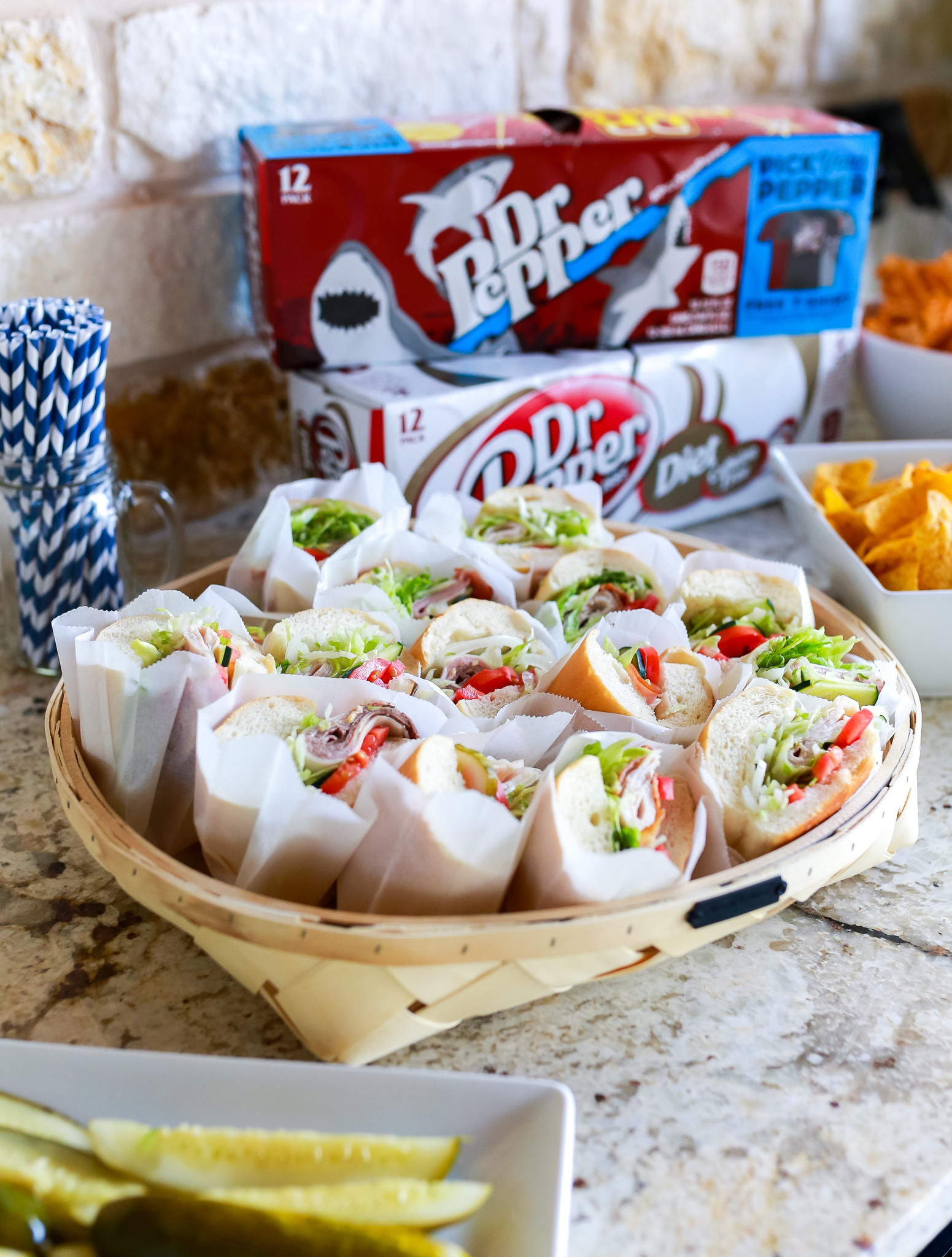 Pool Party Food Ideas For Adults
 Girls Night Pool Party with Dr Pepper
