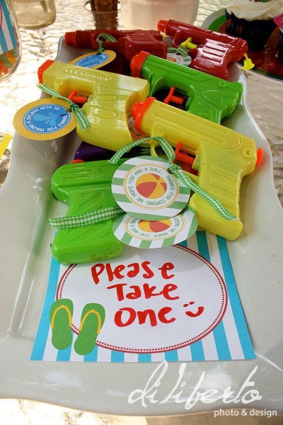 Pool Party Hostess Gift Ideas
 Little water guns for Kylie s pool party Etsy has