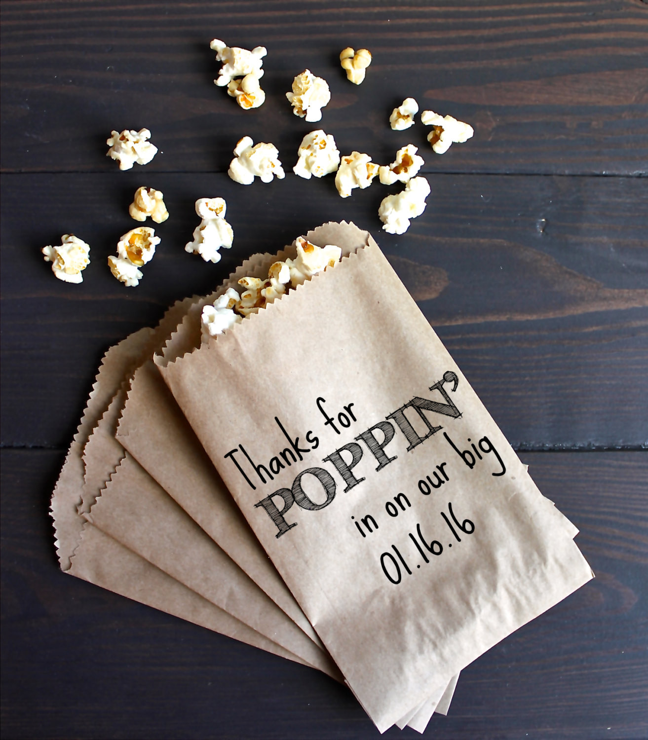 Popcorn Wedding Favors
 Wedding Favors Popcorn Bags Party Bags Poppin In Popcorn