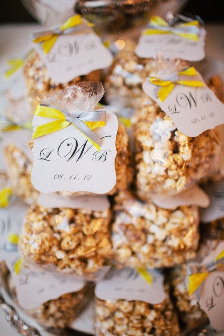 Popcorn Wedding Favors
 17 Unique Wedding Favor Ideas that Wow Your Guests