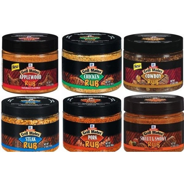 Pork Rubs For Grilling
 McCormick Grill Mates Rub 6 Flavors
