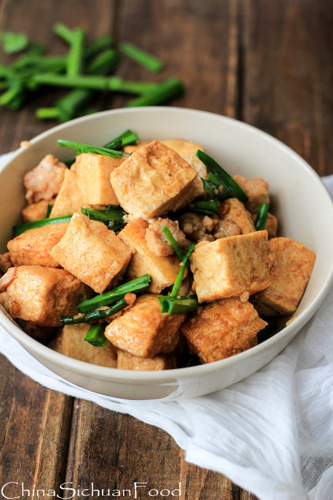 Pork Tofu Recipes
 Tofu Stir fry with Minced Pork