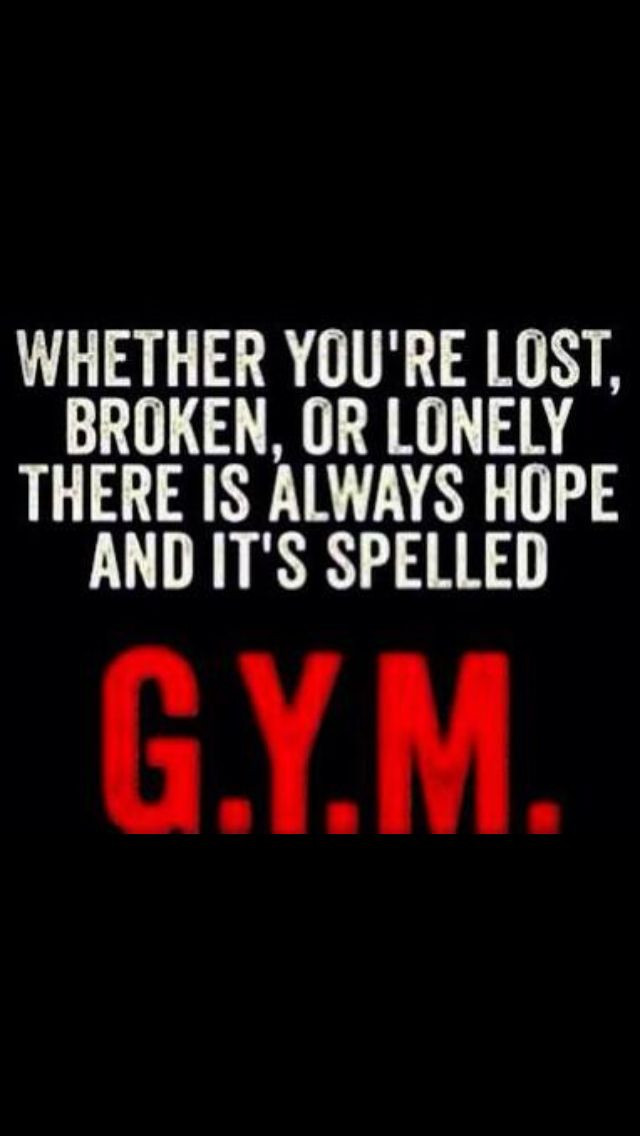 Positive Gym Quotes
 Gym Quote Truth Fitness Motivation