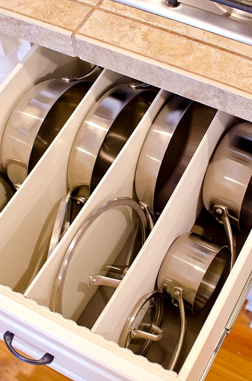 Pot Organizer DIY
 12 Time Saving Kitchen Organization Ideas A Cultivated Nest