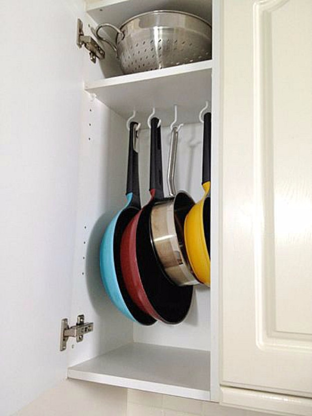 Pot Organizer DIY
 40 Cool DIY Ways to Get Your Kitchen Organized DIY Joy