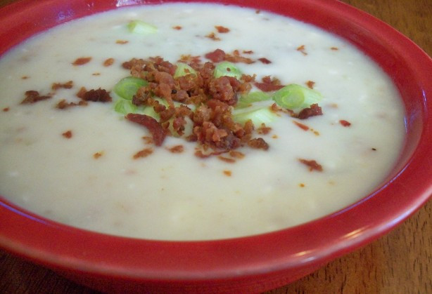 Potato Soup With Bacon And Cheese
 forting Cream Cheese Potato Soup With Bacon Ham