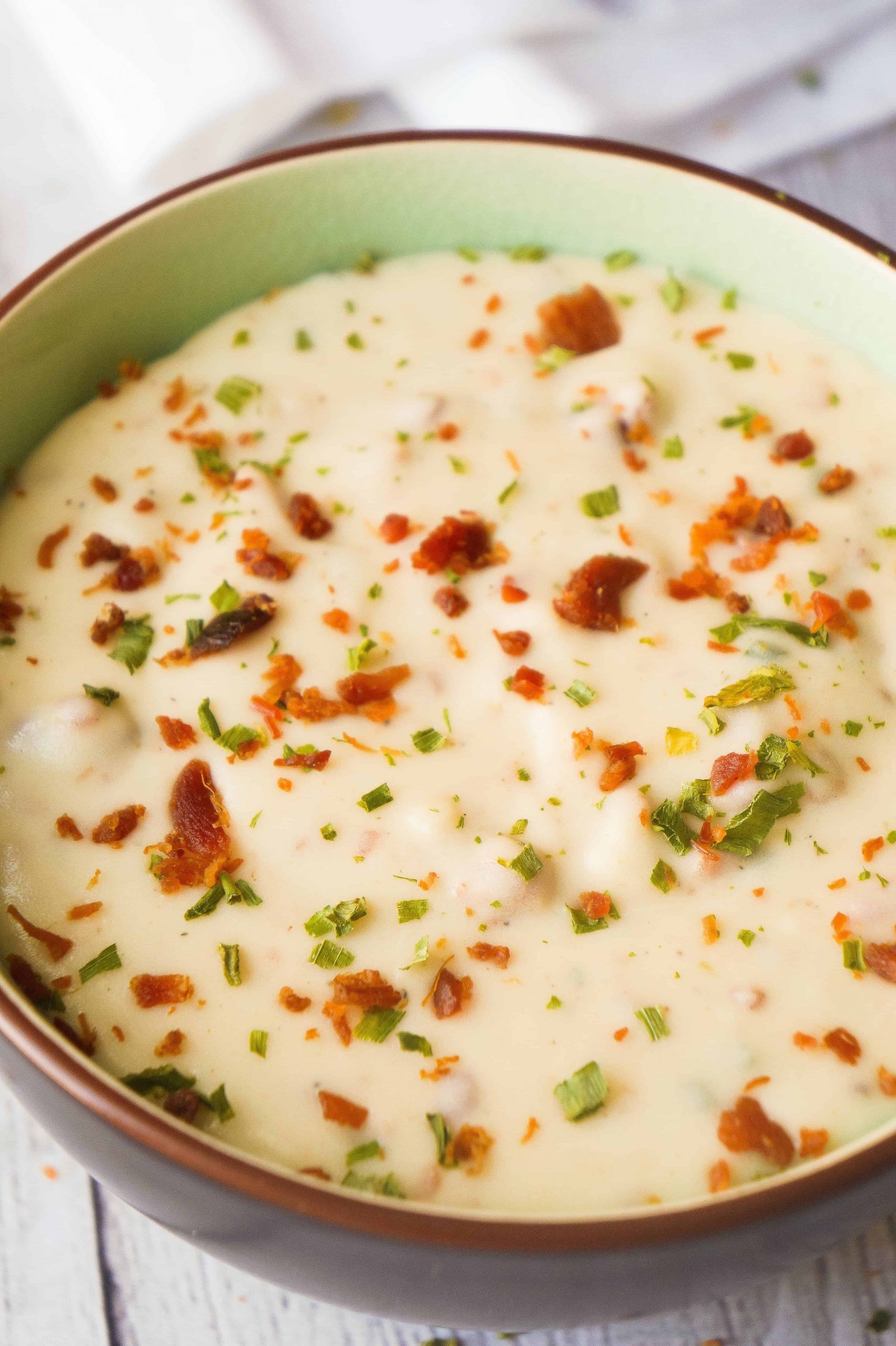 Potato Soup With Bacon And Cheese
 Cream Cheese Potato Bacon Soup This is Not Diet Food