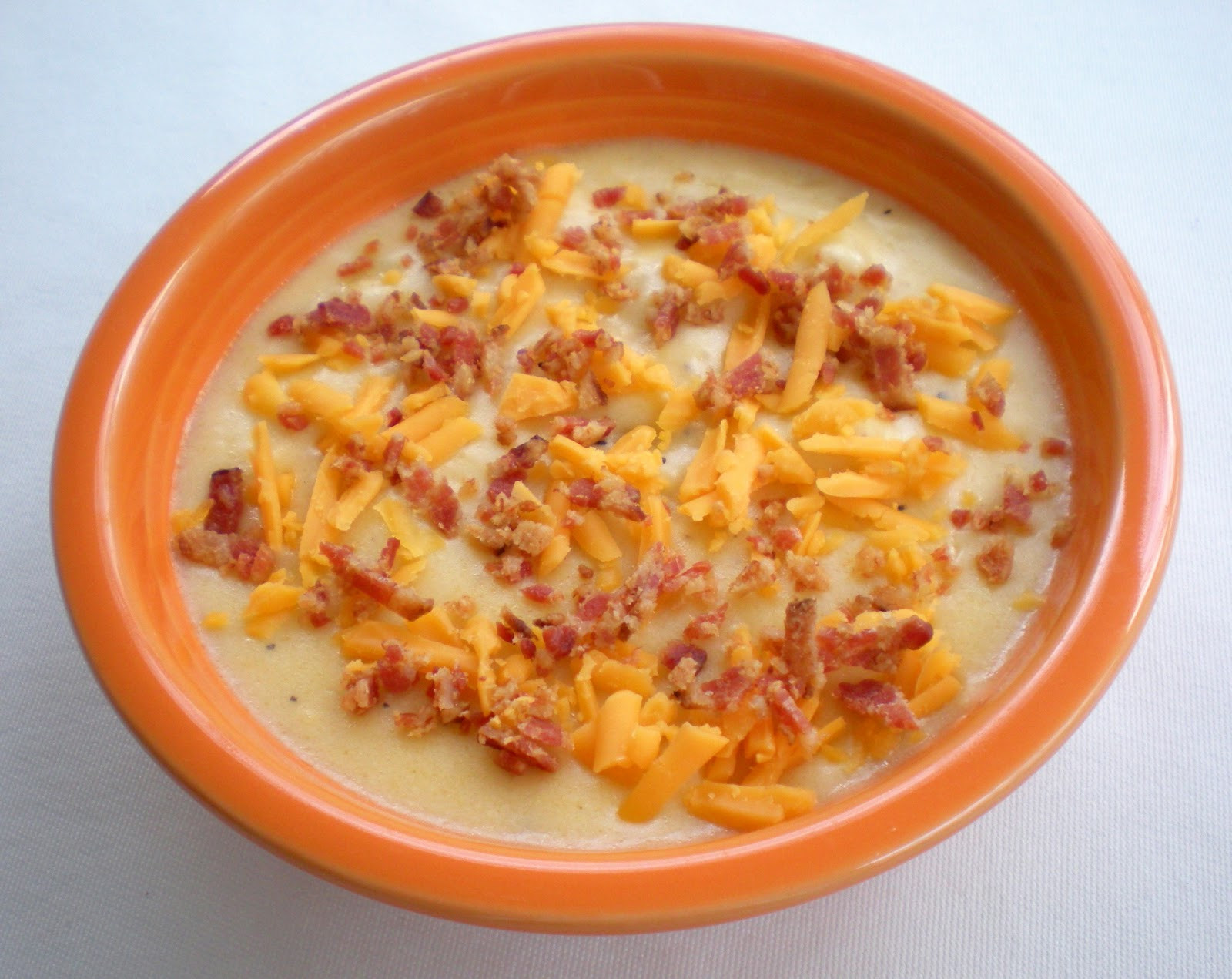 Potato Soup With Bacon And Cheese
 A Cook and Her Books Baked Potato Soup with Cheese and Bacon