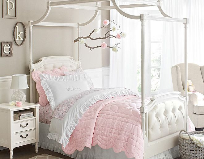 Pottery Barn Kids Girls Room
 I love the Pottery Barn Kids Ruffle Collection on