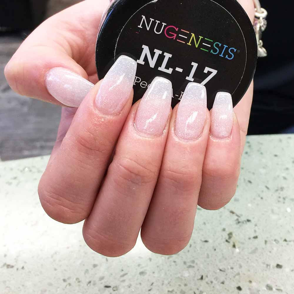 Powder Dip Nail Colors
 Dip Powder Nails NuGenesis Nails Peek A Boo NL 17