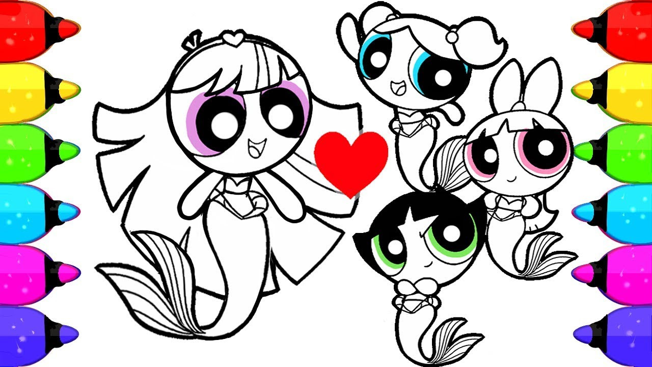 Power Puff Girls Coloring Pages
 Powerpuff Girls Coloring Book Pages for Kids