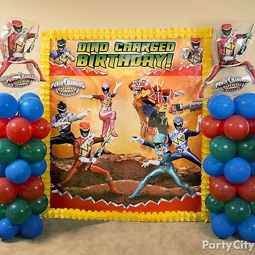 Power Ranger Birthday Party Ideas
 Power Rangers Scene Setter Idea Decorating Ideas Power