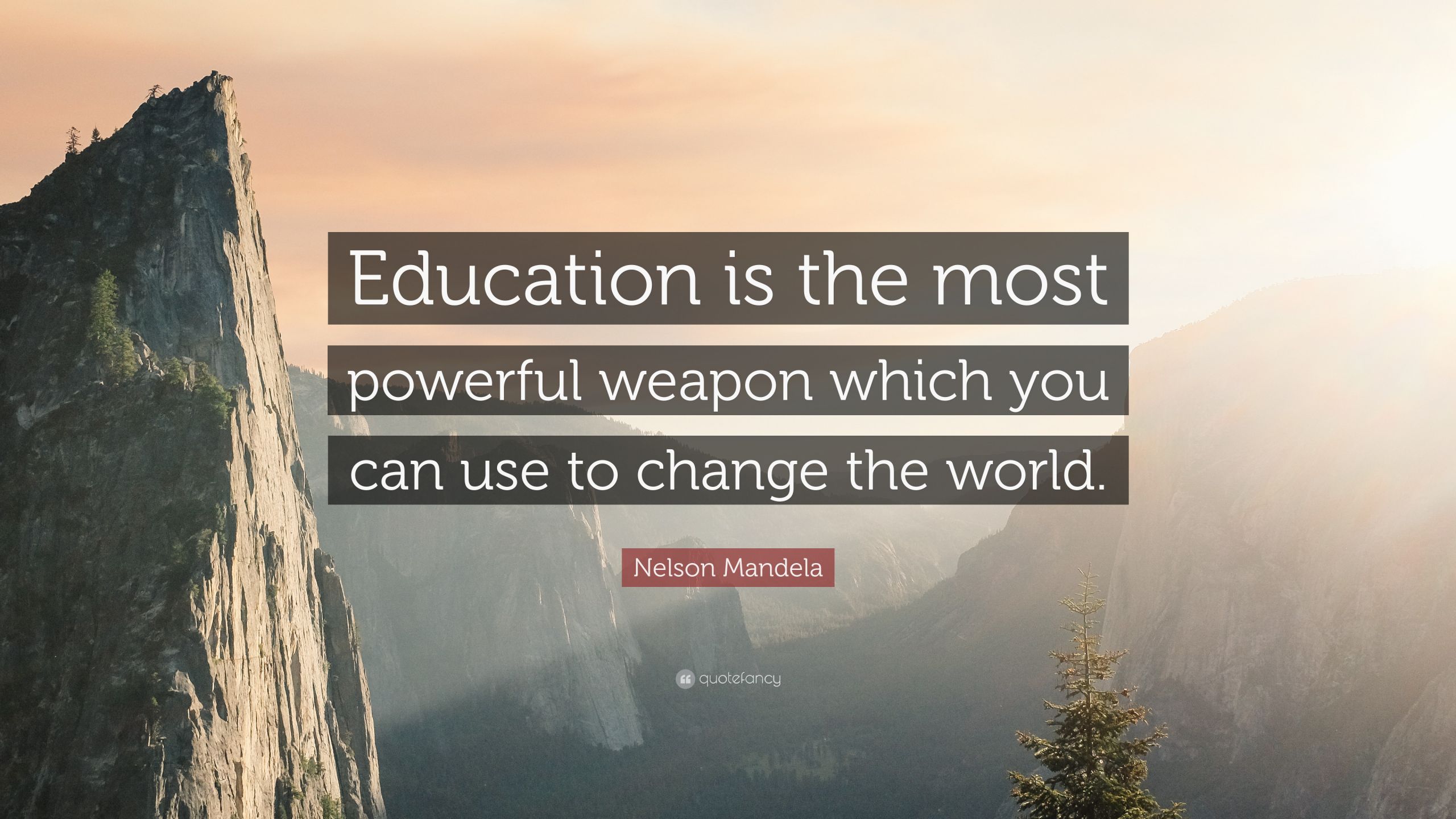 Powerful Education Quotes
 Nelson Mandela Quote “Education is the most powerful