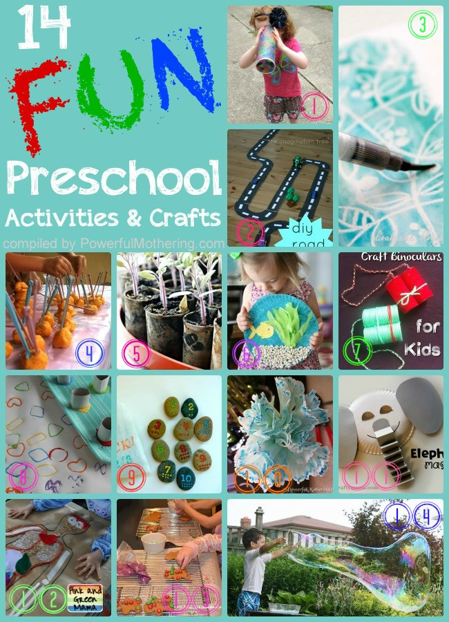Preschool Art Projects Ideas
 14 Super Fun Activities and Crafts For Preschooler Kids