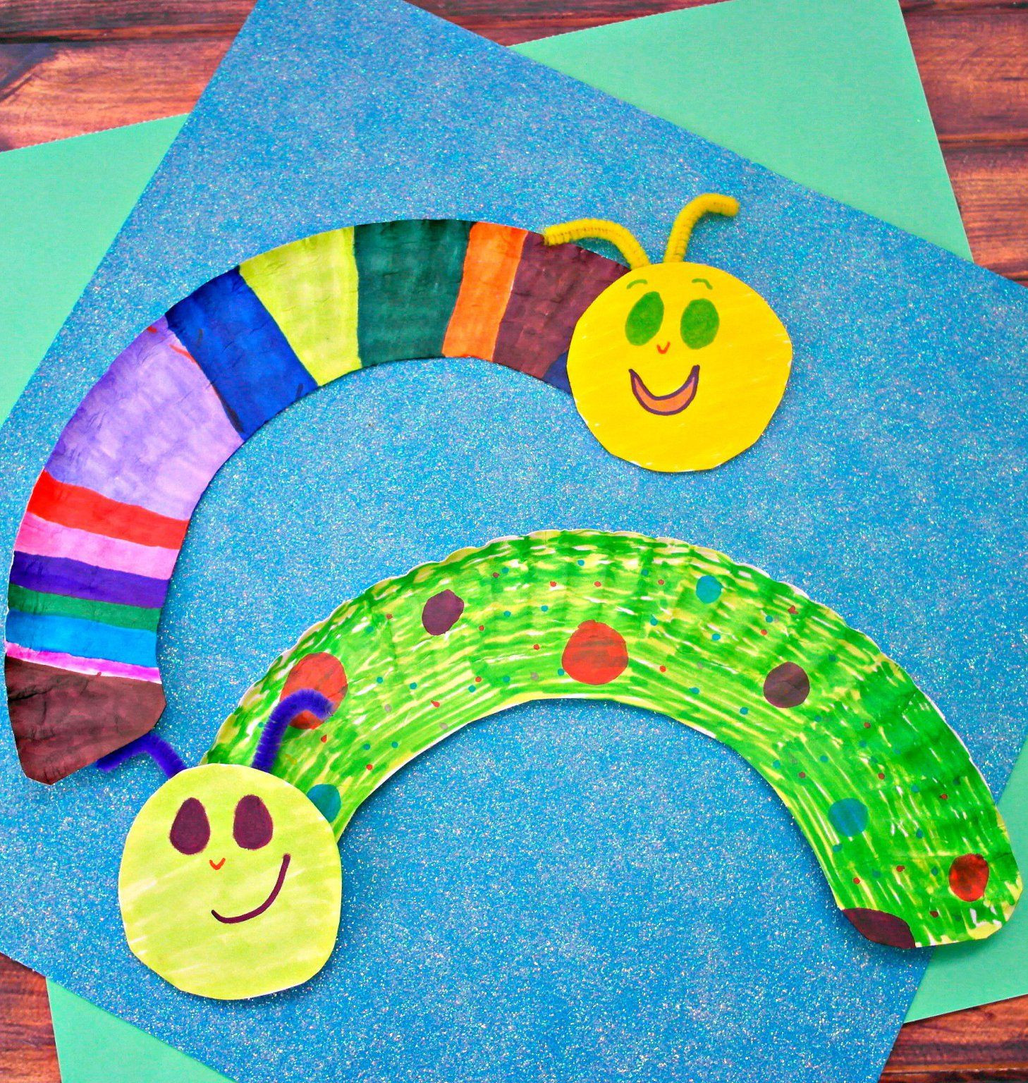 Preschool Arts And Crafts Ideas
 Paper Plate Caterpillars For kids