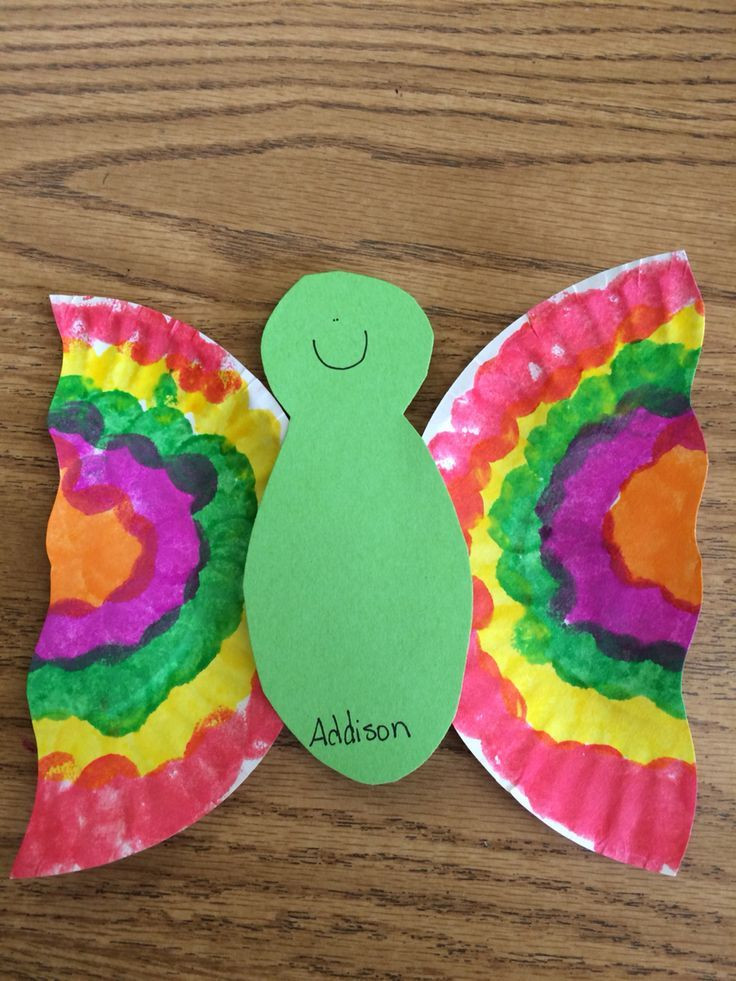 Preschool Craft Ideas
 Easy paper plate butterflies