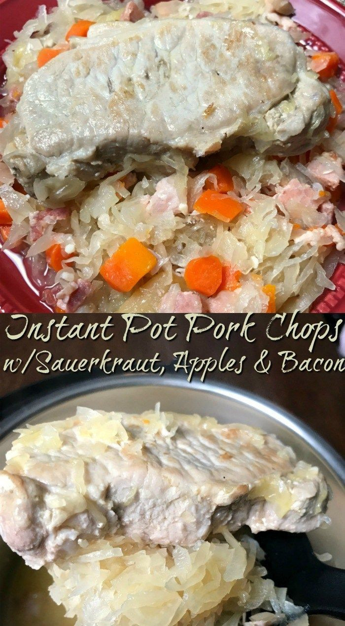 Pressure Cooker Pork Chops And Sauerkraut
 Pork chops and sauerkraut are a classic recipe This
