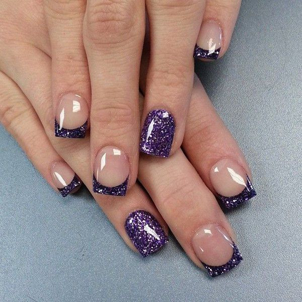 Pretty French Tip Nails
 30 Trendy Purple Nail Art Designs You Have to See Hative