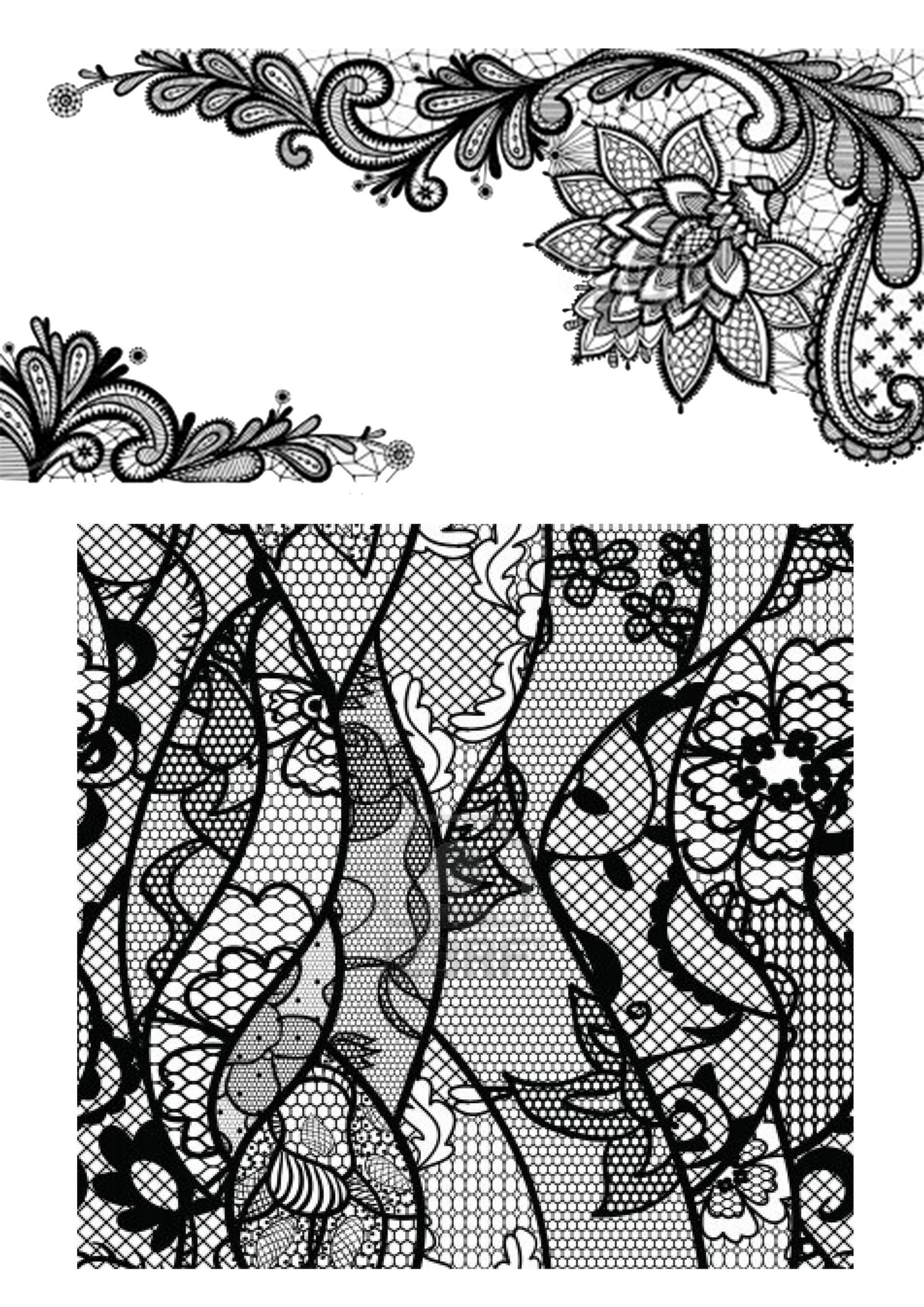 Pretty Nails Evansville In
 black lace pattern Beauteous Pinterest