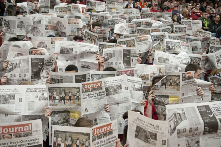 Pretty Nails Evansville In
 Southport students hold newspapers in front of their faces