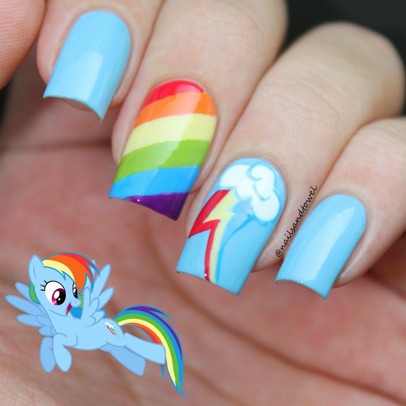 Pretty Nails For Kids
 My Nail Art Journal My Little Pony Nails Inspired