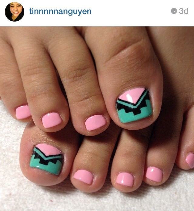 Pretty Painted Nails
 Funky Toe Nail Art 15 Cool Toe Nail Designs For Teenage Girls