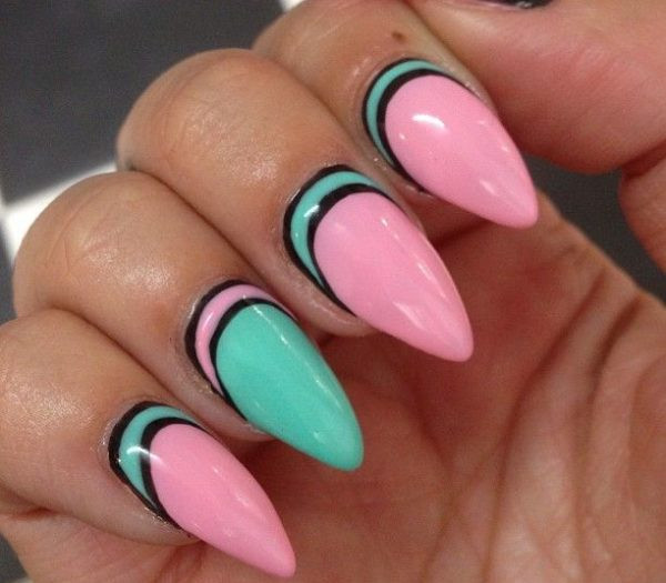 Pretty Pointy Nails
 55 Ridiculously Pretty Nail Art Designs