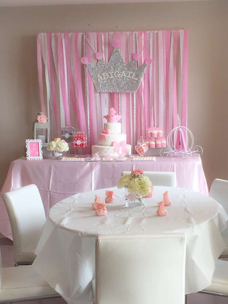 Princess Baby Shower Decor
 Princess Baby Shower Party Ideas 1 of 18