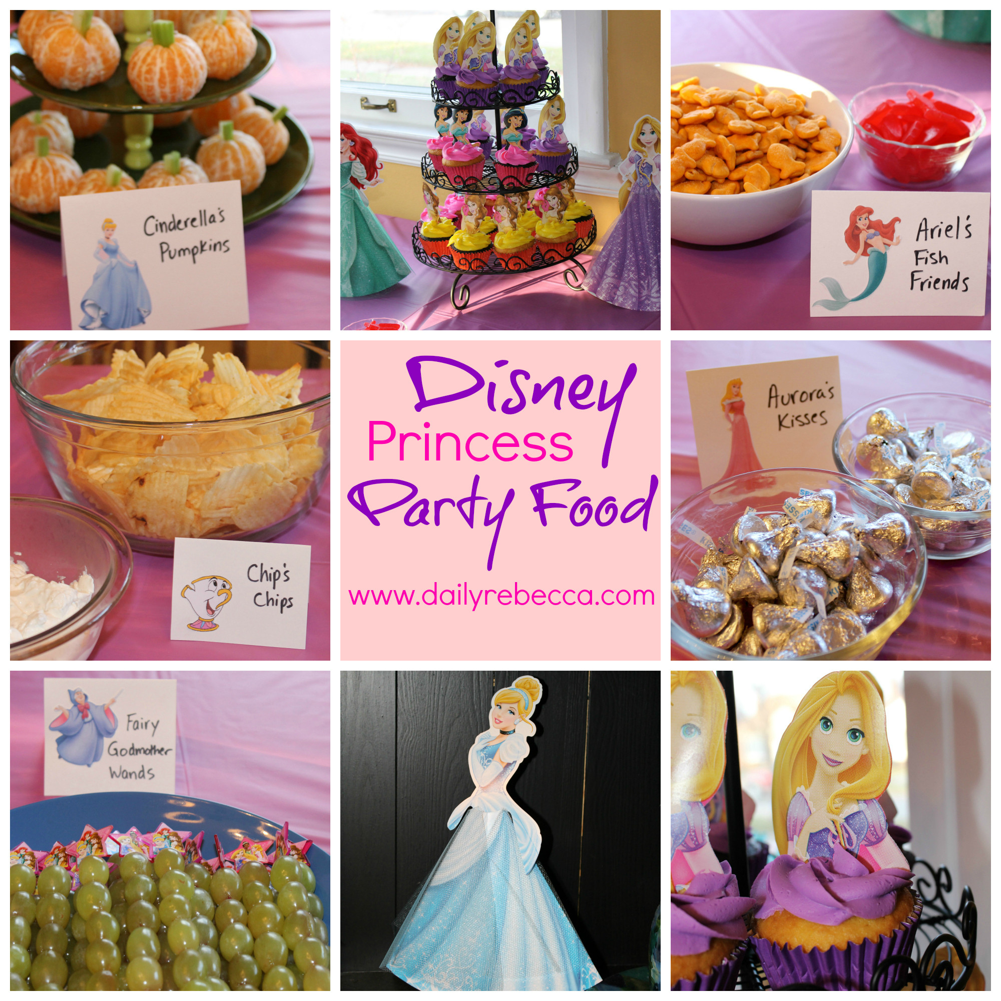Princess Birthday Party Food Ideas
 Avery Turns Two A Disney Princess Party Daily Rebecca
