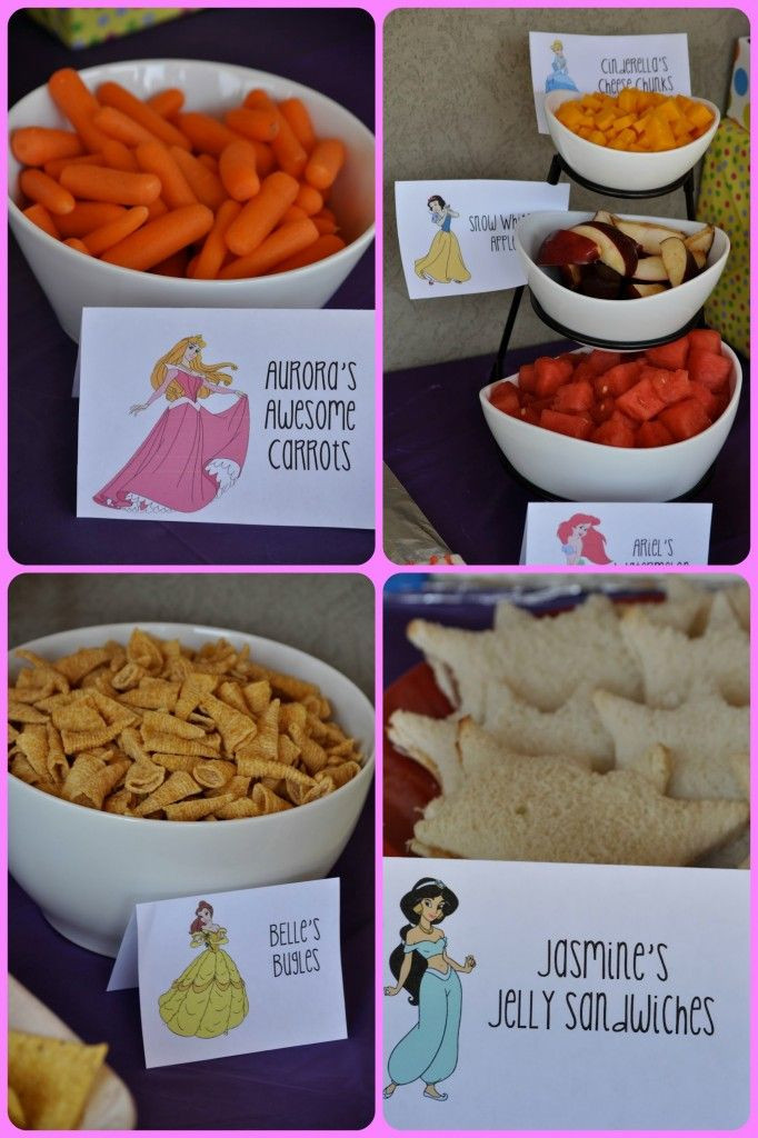 Princess Birthday Party Food Ideas
 Disney Princess Birthday Party