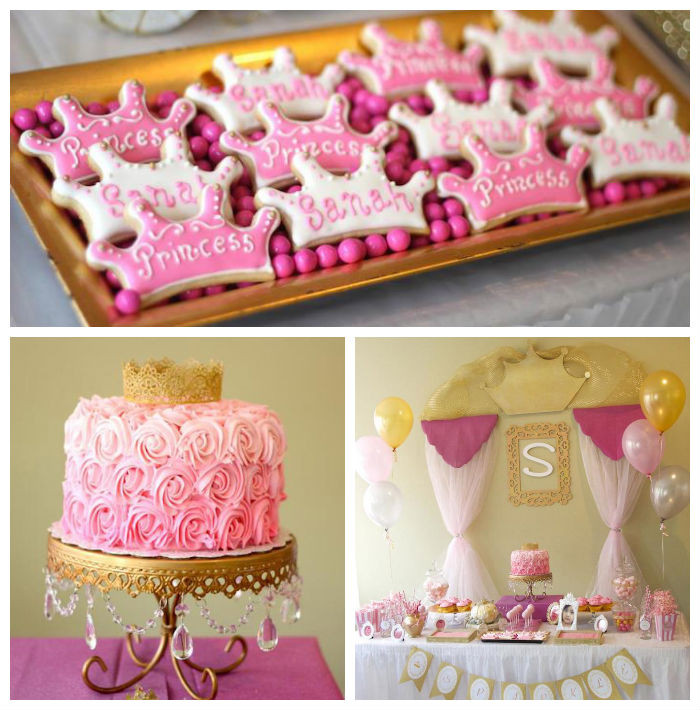 Princess Birthday Party Food Ideas
 Kara s Party Ideas Pink Gold Princess Birthday Party