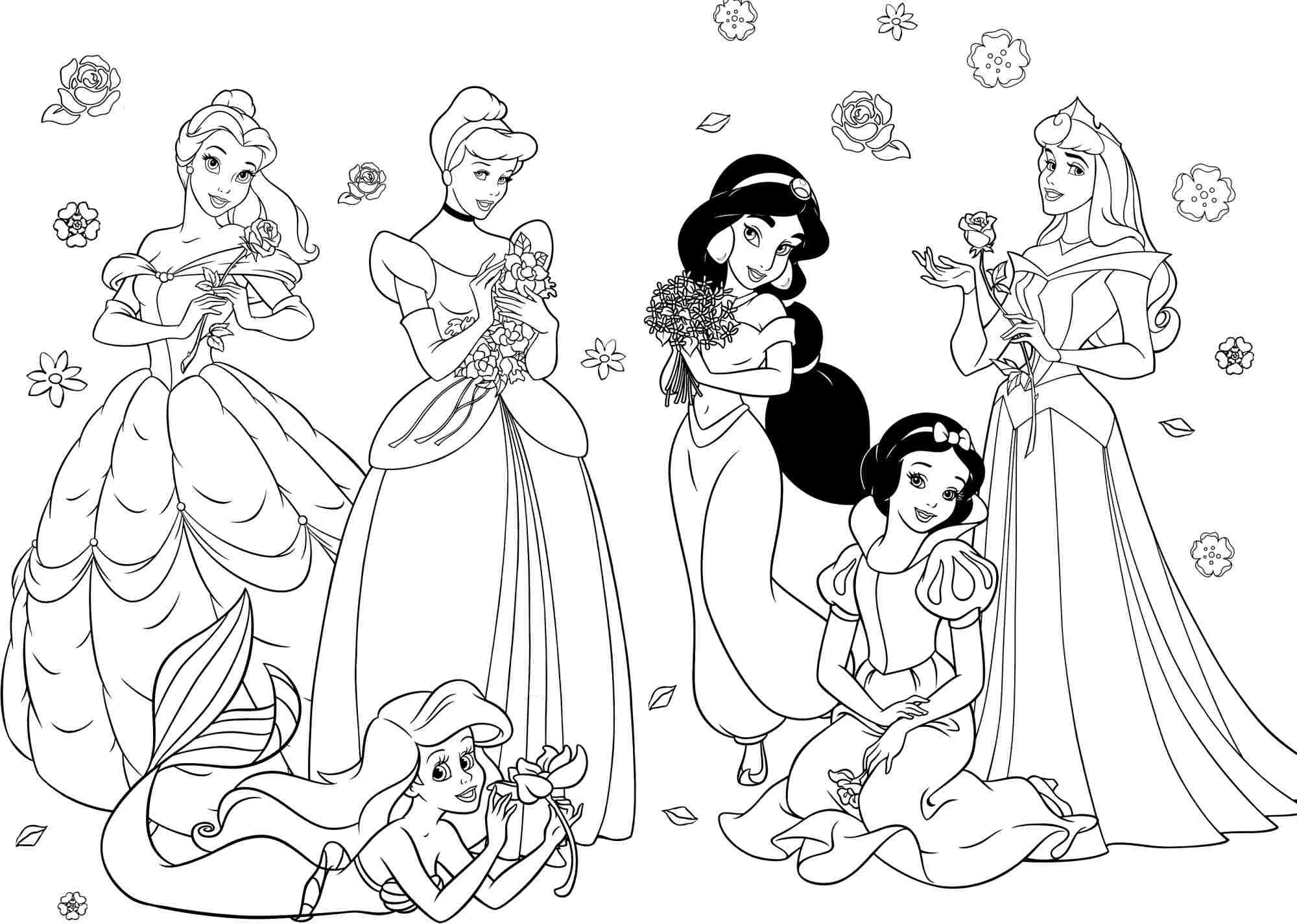 Princess Coloring Pages For Girls
 Teen Princess Coloring Coloring Pages