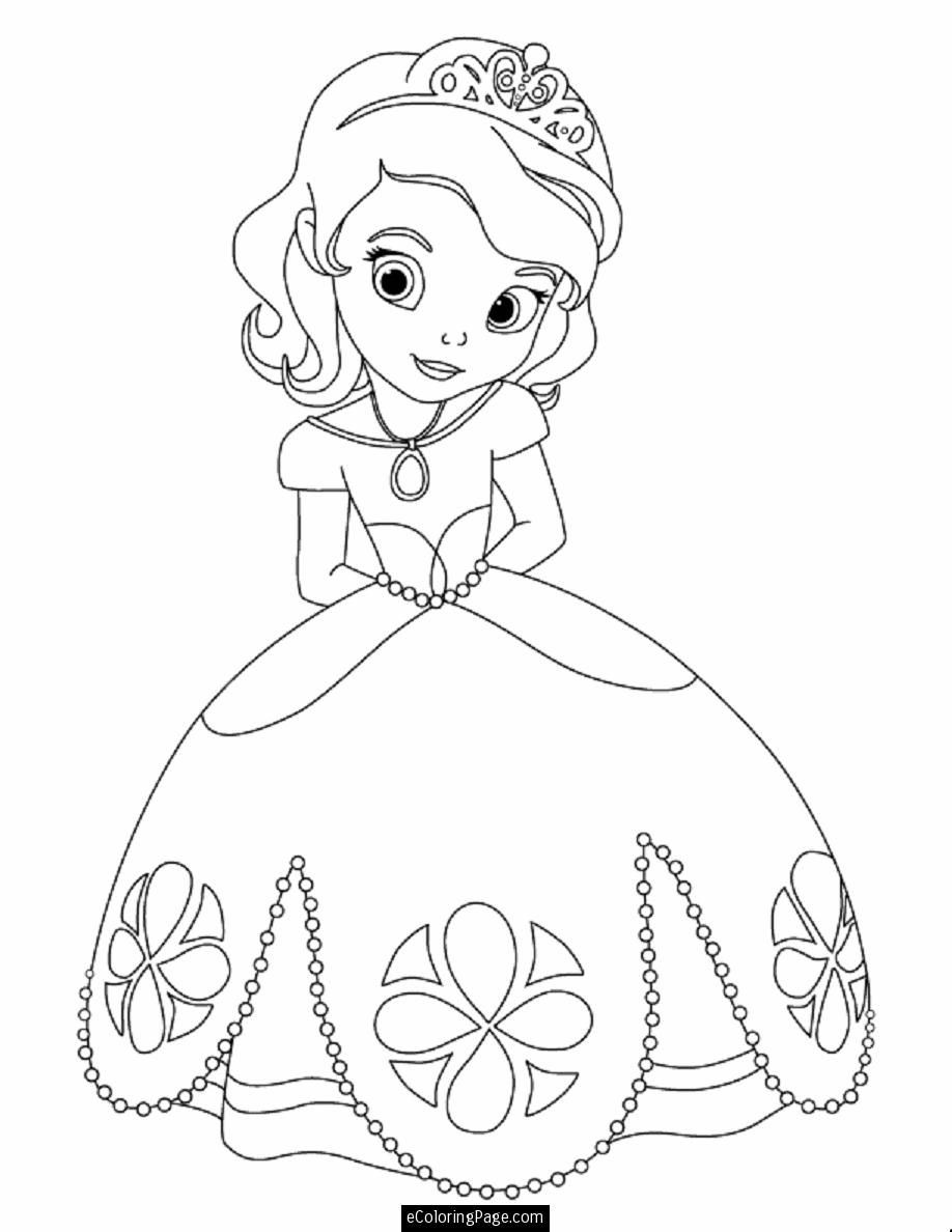 Princess Coloring Pages For Kids
 Printable Disney Coloring Pages