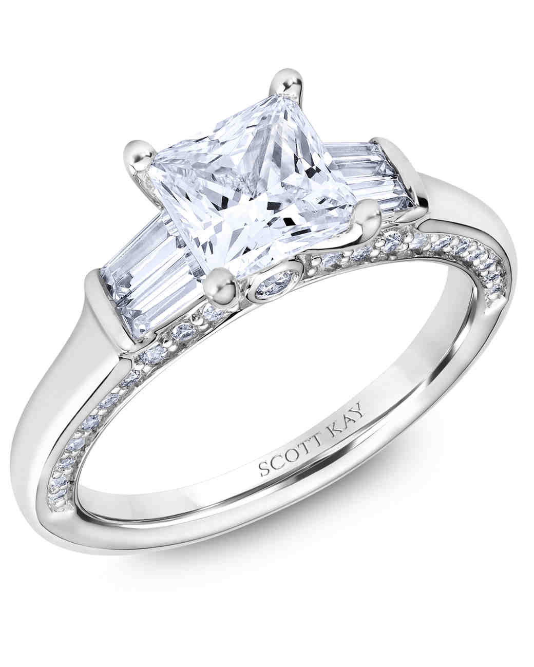 Princess Cut Rings Engagement
 30 Princess Cut Diamond Engagement Rings We Love