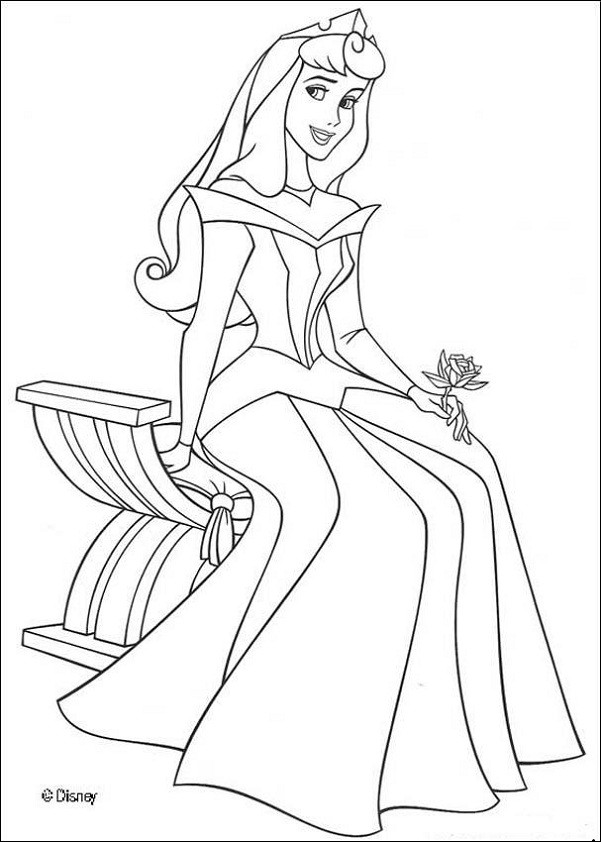Princess Printable Coloring Pages
 Disney Princess coloring pages Free Printable