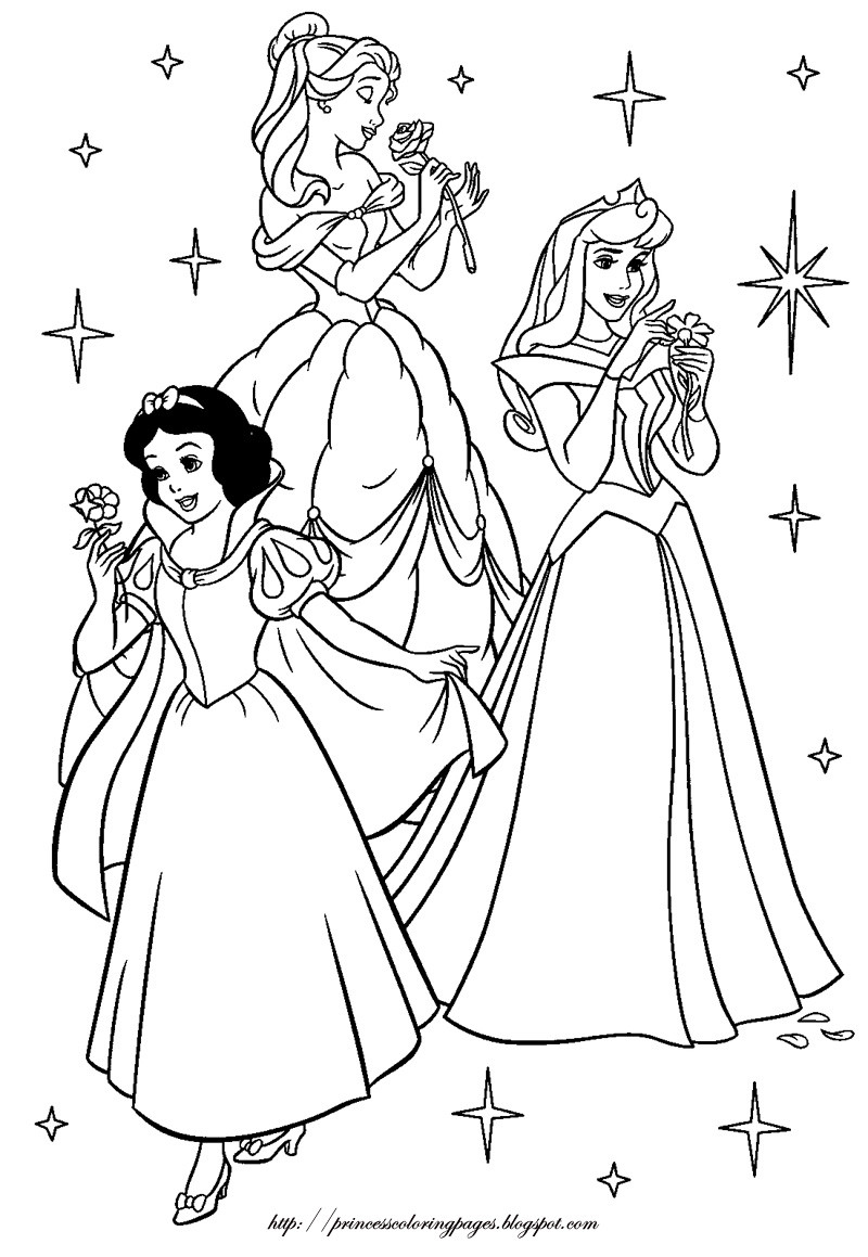 Princess Printable Coloring Pages
 Crayons and Checkbooks Free Disney Princess Coloring Pages