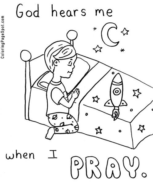 Printable Bible Coloring Pages Kids
 Children Praying Coloring Pages Children Praying Coloring