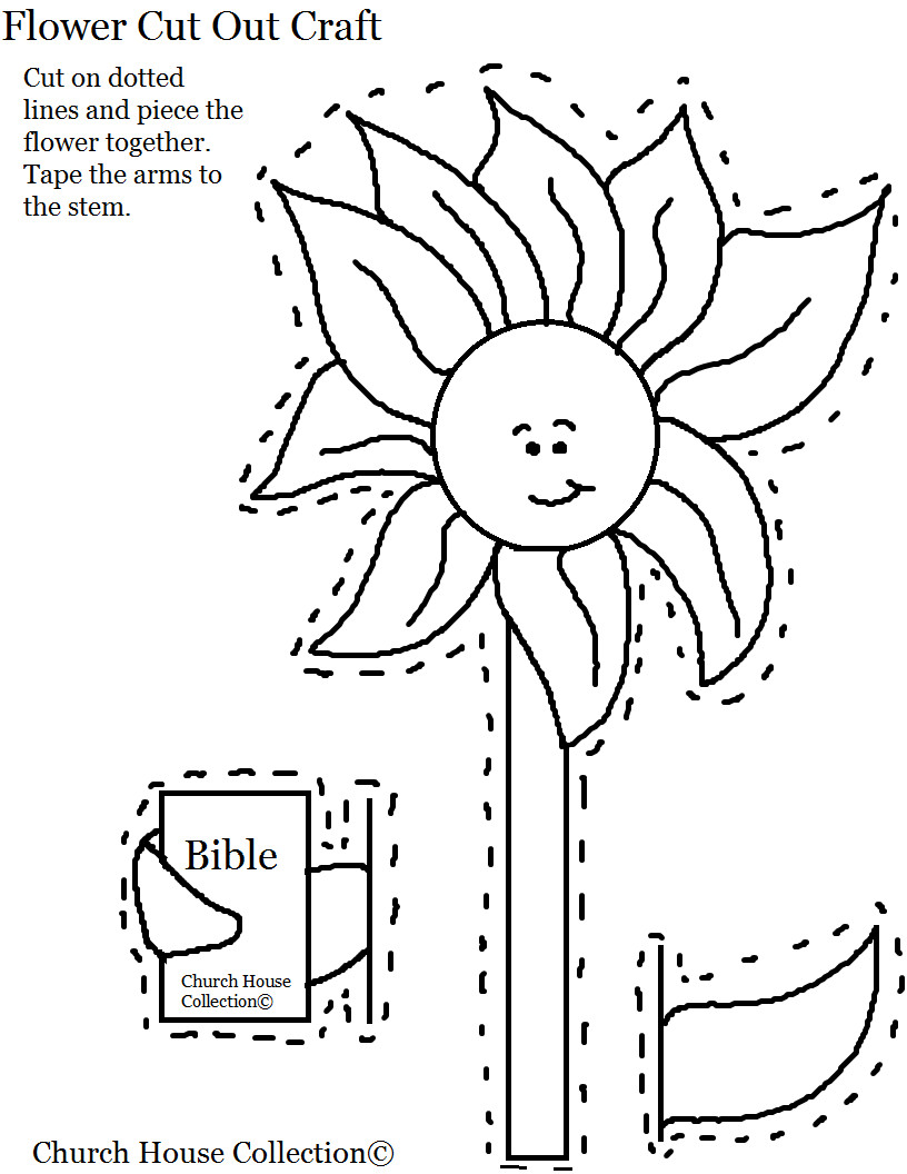 Printable Bible Coloring Pages Kids
 Church House Collection Blog Flower Holding A Bible Cut