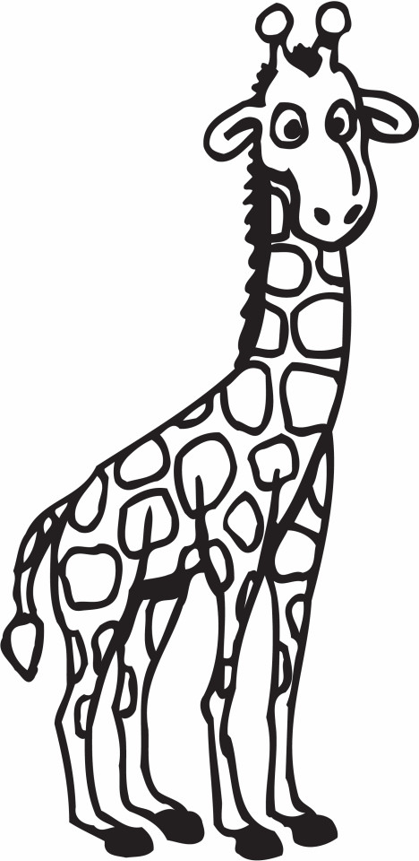 Printable Coloring For Kids
 Coloring Pages for Kids Giraffe Coloring Pages for Kids