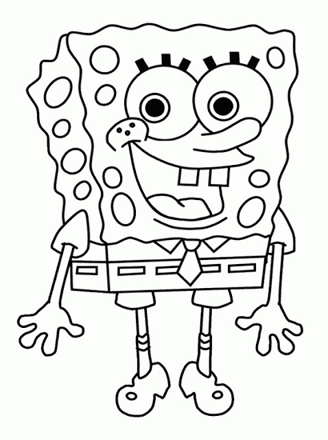 Printable Coloring For Kids
 Kids Page Spongebob Coloring Pages for Kids