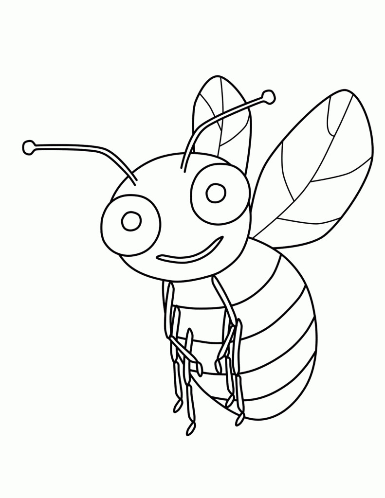 Printable Coloring Pages For Children
 Free Printable Bumble Bee Coloring Pages For Kids