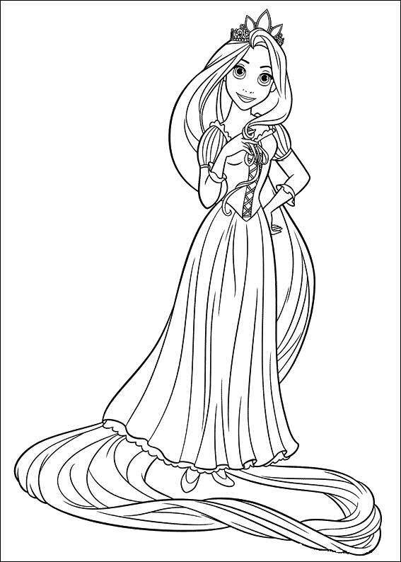 Printable Coloring Pages For Children
 Free Printable Tangled Coloring Pages For Kids