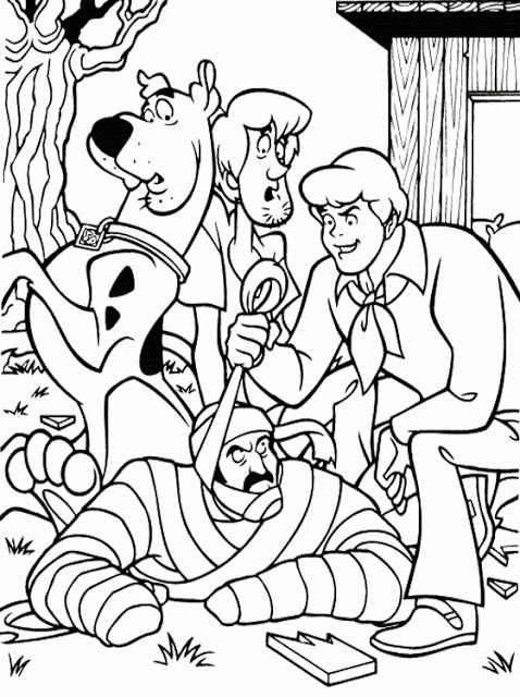 Printable Coloring Pages For Children
 Kids Page Printable Scooby Doo Coloring Pages