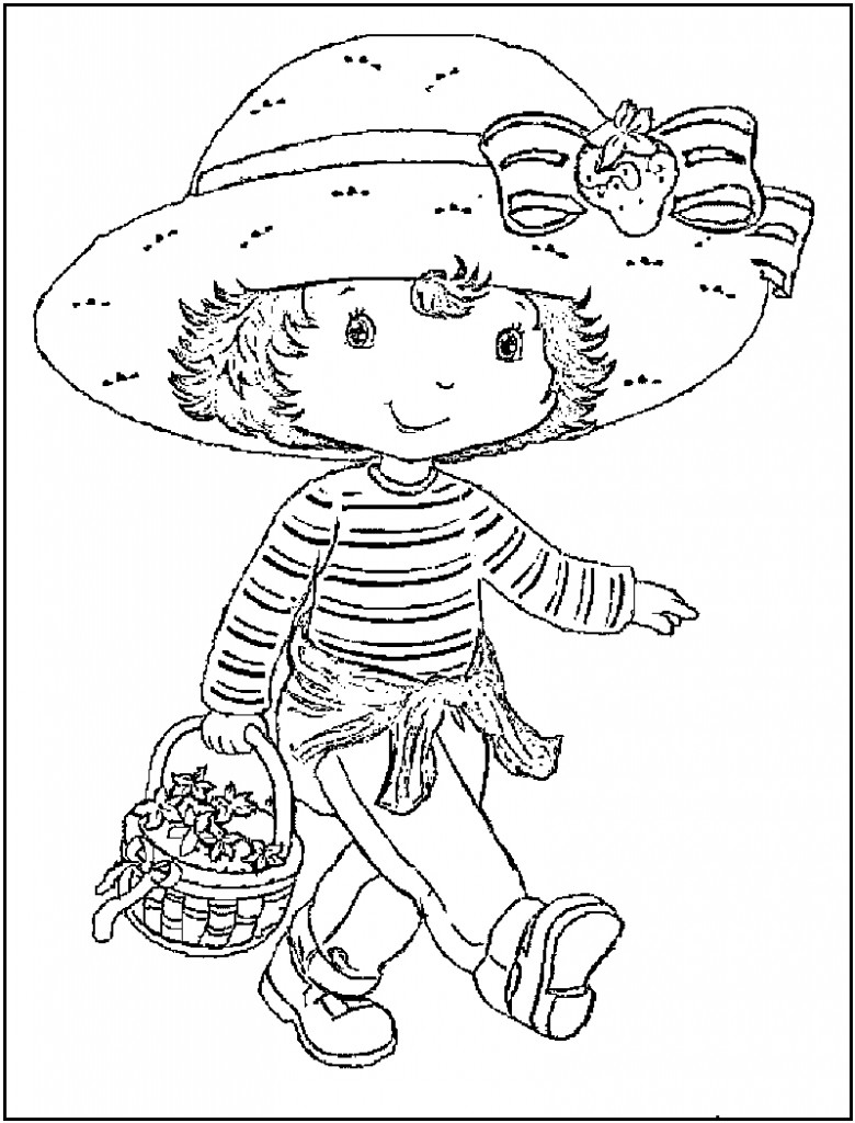 Printable Coloring Pages For Children
 Free Printable Strawberry Shortcake Coloring Pages For Kids